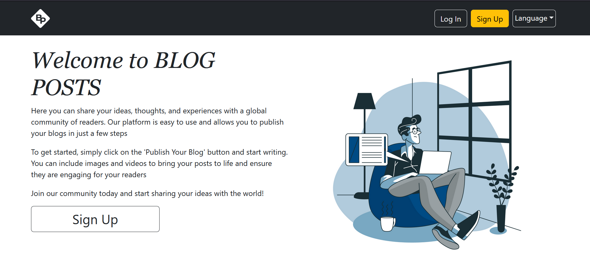 Imagen del proyecto blog posts