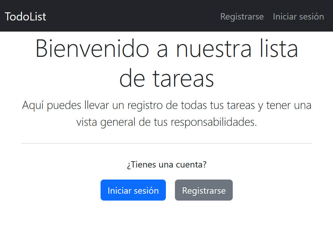 Imagen del proyecto todo list